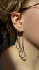 Chance of Rain Earrings, Gold
