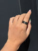 Merapi Damascus Steel Ring, Cosmic Pattern