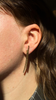 Long Line Earrings, Gold