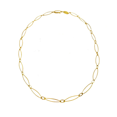 Marquise Link Chain Necklace