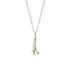 Primrose Charm Necklace, Silver