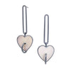 Pierced Heart Exclamation Earrings