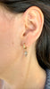 Rose Cut Diamond Hoops