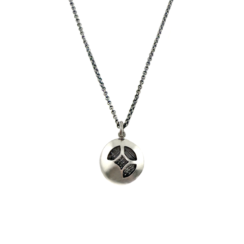 Hydrangea Puff Charm Necklace