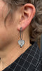 Pierced Heart Exclamation Earrings