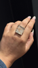 Square Lodalite Ring