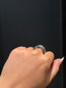 Hollow Form Sapphire Ring