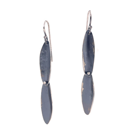 Riveted Leaf Earrings