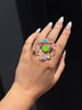 Wavy Ring with Embellishments