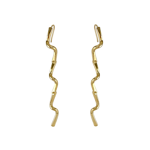 Articulated Particle Earrings