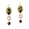 Short Floral Drop Earhangers