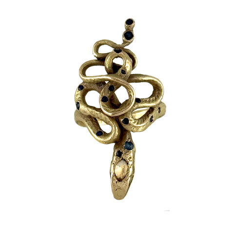 Gold Serpentine Ring