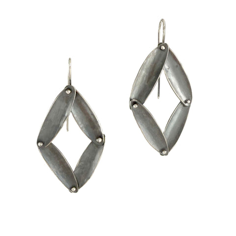 Riveted Oval Earrings