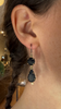 Onyx Two Tier Earrings