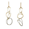 Descending 3-D Hook Earrings
