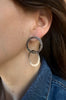Double Washer Earrings, Large