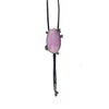 Pink Sapphire Bolo Necklace