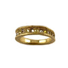 Concave Yellow Diamond Band