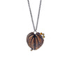 Topaz Leaf Necklace