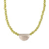 Peridot Shield Necklace