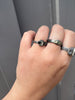 Nail Ring with .5 ct Black Diamond