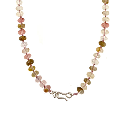 Cherry Quartz Strand Necklace