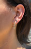 Checkerboard Line Earrings
