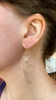 Descending 3-D Hook Earrings