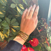 Tress and Curved Tubes Bracelet, Multiple Colors