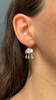 Rainy Day Hook Earrings, Grey Pearl