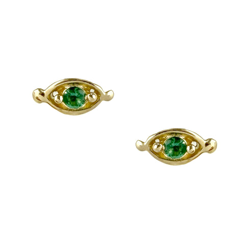 EyeBye Studs, Emerald