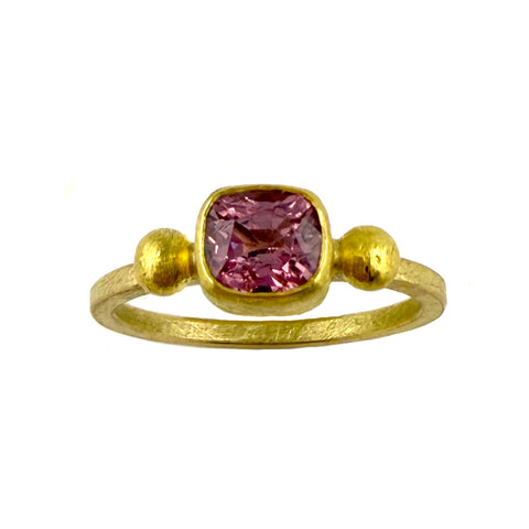 Pink Spinel Ring