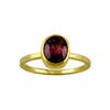 Oval Garnet Ring