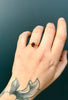 Oval Garnet Ring