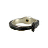 Italian Nail Ring w/ London Blue Topaz