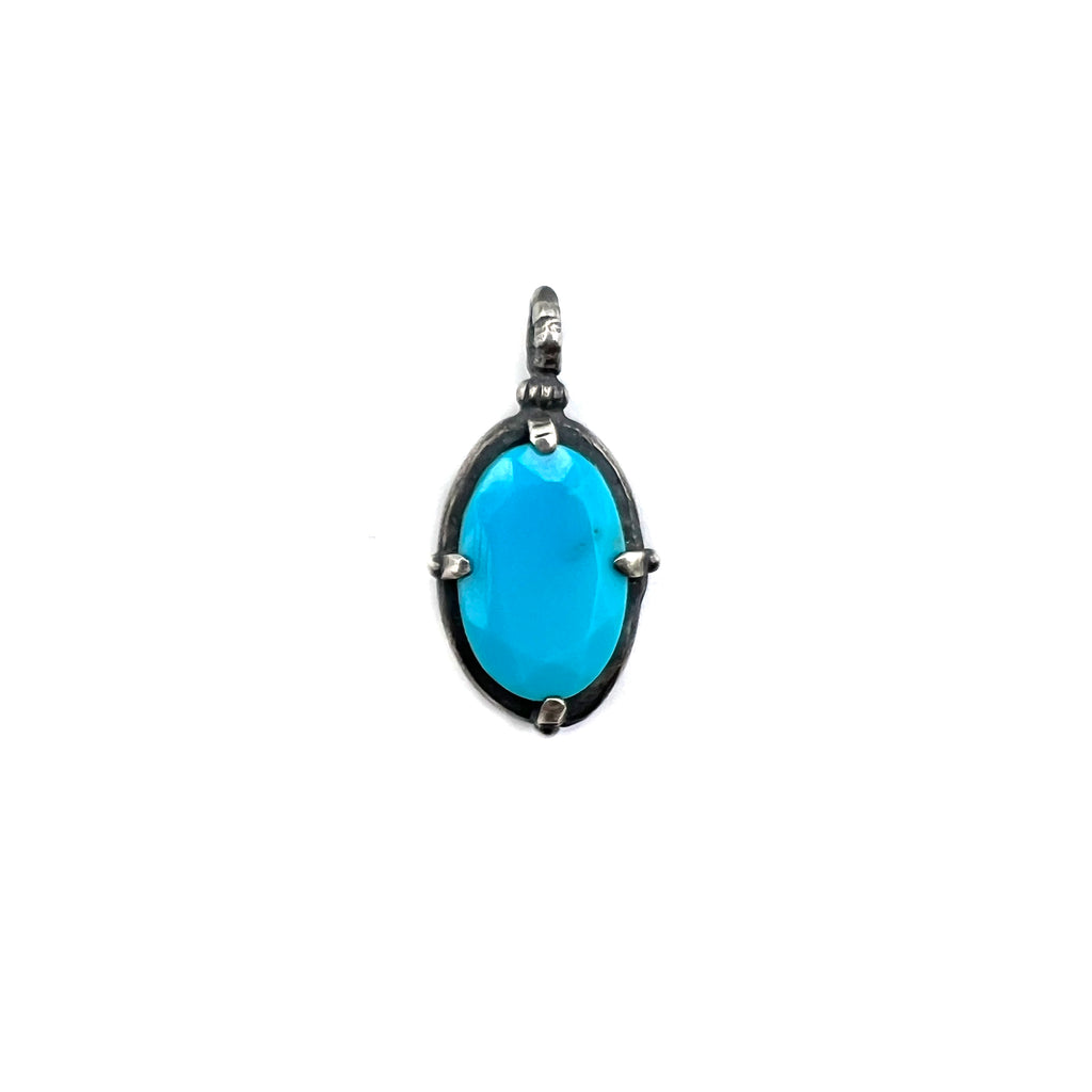 Turquoise and Sterling Charm