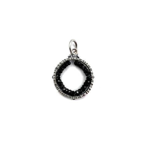 Circle Geode Charm, Small