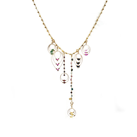 Golden Nugget Charm Necklace