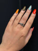 Nail Ring w/ Open Overlapped Ends
