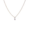 Floating Baguette Diamond Necklace