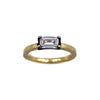 Baguette Diamond Solitaire Ring