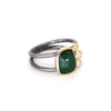 Emerald Double Band Ring