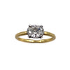 Oval Diamond Solitaire Ring