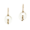 Grad Circle Hook Earrings, Mini, Multiple Colors