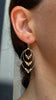 Tears Dew Drop Hooks, Tourmaline (small)