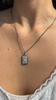 Ranunculus Rectangle Pendant