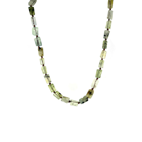 Prehnite Strand Necklace