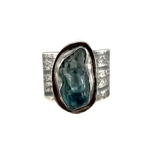 Rough Apatite Ring