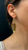 Tourmaline Orbit Disc Earrings