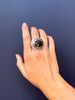 Embossed Labradorite Ring
